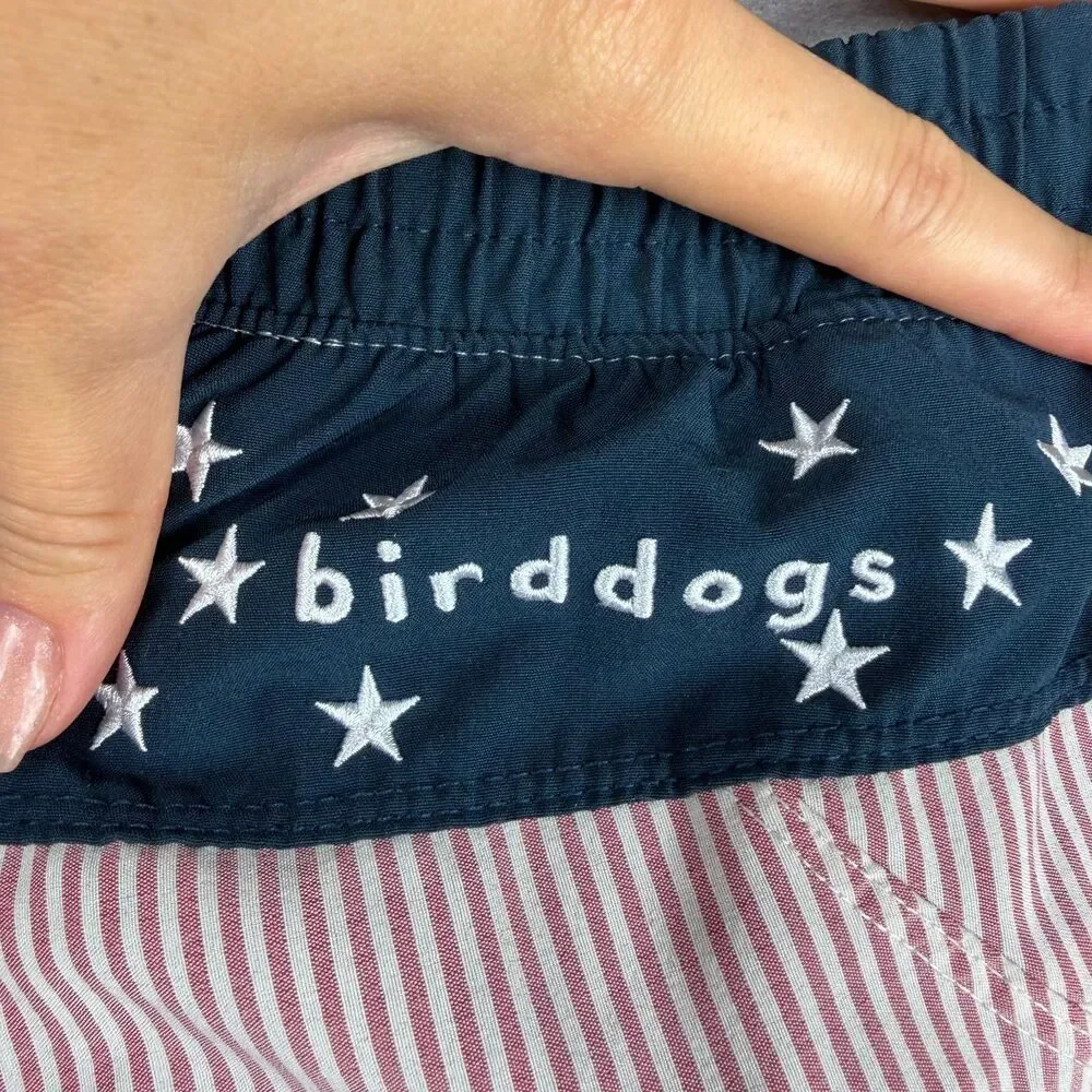 BirdDogs Sargeant Tuddy Shorts Mens Small USA American Flag Lined Stretch